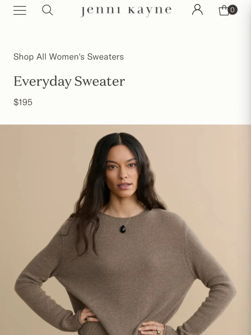 Jenni Kayne Everyday Sweater - XS - Picture 2 of 6